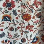 a.n.a  Cotton Fall Floral Sleeveless Tiered Sundress (Sz XL) Orange & Red Paisley Photo 5