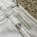 Banana Republic white silky poplin skirt Photo 2