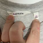 Athleta  Recharge sweatshirt dress mini dress gray size XS‎ Photo 4