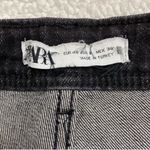 ZARA  Ankle Mid-rise Black Flare Jeans (Size 8) Photo 8