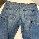 Ralph Lauren Stylish  polo stretch cropped Blue Jeans Photo 5