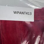 Talbots Corduroy Straight Leg Pant Jeans Cherry Red Mid Rise Size 4 Photo 10