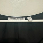 Notations Black‎  Shirt 3xl with decorative sleeve Photo 3