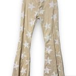 Altar'd State Altar’d state size large ultra flare leg pants with white stars high rise hippie Photo 8