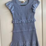 Love Shack Fancy X Revolve Aveline Mini Dress in Blue Baby Pomme Photo 11