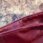 Madewell Burgundy Faux Leather The Perfect Vintage Straight Jean Size 32 Photo 6