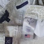 NYDJ  Cream Animal Print Jeans Size 14 Photo 10
