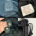 Lucky Brand Vintage Black 100% Lamb Leather Drawstring Bucket Hobo Shoulder Bag Photo 13