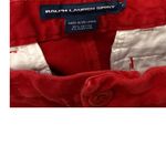 Ralph Lauren  Sport Pants Red Festive Holiday Ankle Chinos Size Women's 14 Photo 3