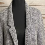 Topshop  classic black/white tweed open front knit cardigan jacket Size 6 Photo 1