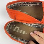Toms Orange Yellow Sun Stitched Boho Flats Shoes Women Size 9 Casual Photo 1