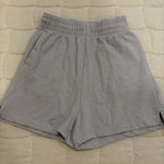 H&M Light purple sweatpant shorts  Photo 0
