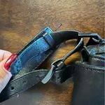 Alice + Olivia Large Leather Black Messenger Style Purse Bag Photo 1