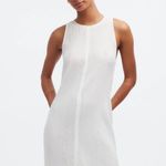 Madewell Open-Back Midi Cover-Up Dress Crinkle Cotton Lighthouse White NWT Sz M Photo 9