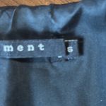 Black Cropped Blazer with Dramatic Collar Size 6 Photo 2