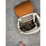 Montana West  Women's Tan & Cream Mini Backpack Convertible Straps Photo 9