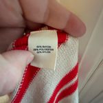 Marled cozy sweater size XL w/stripes & side detail. Wide sleeves. Priced 2 sell Red Photo 8