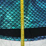 Spirit  HALLOWEEN sz medium (8-10) pull on skirt iridescent scale mermaid skirt Photo 5