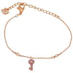 Swavorski Gold Crystal Key Bracelet Photo 0