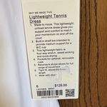 Lululemon  Lightweight Tennis Dress Sz6 White Photo 3