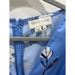 Sachin & Babi Amelia Blouse Tassels Cocktail Party Women Blue Short Sleeve 3XL Size 3X Photo 2