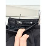 ZARA  High Waisted Ruffle Peplum Straight Pencil Midi Skirt Black Women's Size S Photo 3