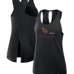 Nike  Black Dri-FIT Arizona Cardinals Tank Size Medium NWT Cross Over Back Photo 0