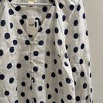 Anthropologie Maeve NWT Small Audie Linen Puff-Sleeve Blouse Cottagecore Boho Photo 6