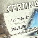 Certina Rare Luxury Designer Ladies Watch Black Dial Stainless Bracelet Hands Silver Photo 9