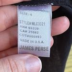 James Perse  Women's Black Contrast Panel Shirt Size 4 (L/XL) Photo 10