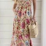 House of Harlow  1960 Women's HHS22-6536 Size S Pink Zoey Smocked Maxi Dress EUC Photo 0