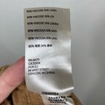 Free People  Faded Love Tan Linen Blend Trouser Pants Photo 8