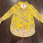 Rag and Bone Yellow Floral Blouse Photo 3
