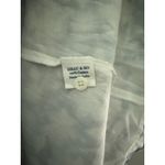 Beau & Ro Blue Folk Floral Button Front Floral Midi Dress Pockets Size Medium‎ Photo 9