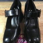 Circus by Sam Edelman Mary Jane Women's 7 Black Patent Leather Square Toe Heels Photo 0