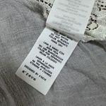 Anthropologie A’Reve  BoHo Grey and White Lace Tunic / Short Dress Size Small Photo 6