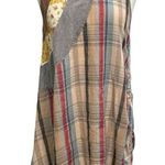 Hippie Gypsy Cottagecore Patchwork Sleeveless Dress Asymmetrical size S/M Photo 0