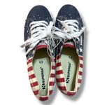Superga Patriotic Canvas Sneakers with Stars and Stripes Women’s 10/Men’s 8.5 Blue Photo 4