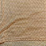 Ideology  3/4 Sleeve Back Cut Out Chevron Burnout Top in Orange Size Small Photo 3