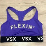 Victoria's Secret Victoria Secret VSX Sports Bra Large Flexin' Purple Sport‎ Bra Photo 1