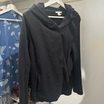 James Perse  Estilo Asymmetrical Zip Up Hoodie size 3 Photo 5