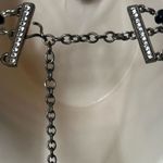 Y2K Vintage Antique Buckle/Beaded Choker Black Photo 6
