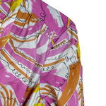 Anthropologie Vera For  Confetti Midi Shirt Dress in Pink/Yellow/Orange Size S Photo 5