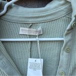 Abercrombie & Fitch Womens XXS Tall  Light Green Waffle Knit Henley Dress Photo 2