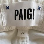 Paige  Women's Crisp White Skinny Jeans Photo 9