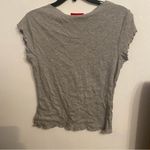 Disney VINTAGE BNWT RARE Walt World Mickey American gray frilly crop top large Photo 1