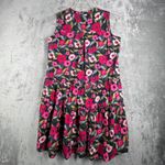 APNY Dress‎ Floral Pintuck Sleeveless Tiered Babydoll Casual Summer Size Medium Pink Photo 2