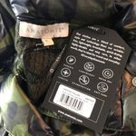 Anatomie Womens Printed Fallon Vest Puffer Knit Back Camo Print Wool Blend L Black Size L Photo 5