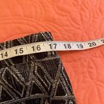 Cato Women’s Pants Large Black Geometric Wide Leg Lounge Casual Stretch Elastic Photo 7