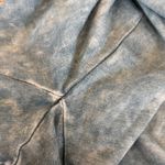 Cato Blue Tie-Dye Ruffle Hem Short Sleeve Top Photo 3